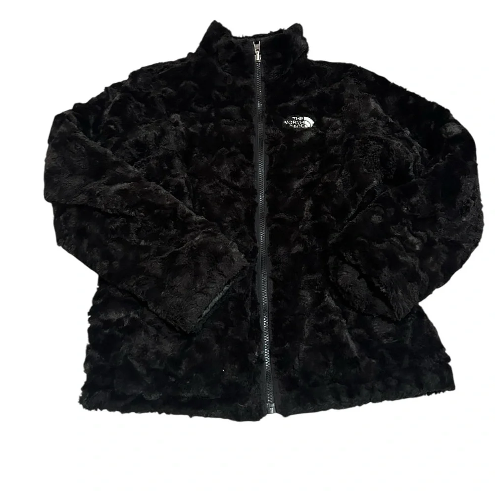 THE NORTH FACE Girls' Reversible Mossbud Swirl Full Zip Crewneck Jacket